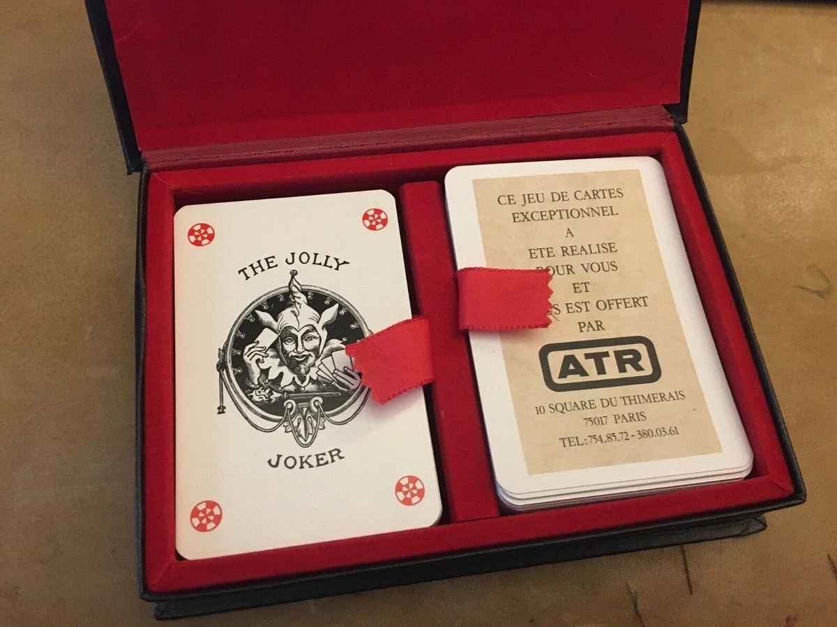 Jeu De 52 Cartes Ancien – Art Déco – Jeu De Marseille – Avec 2 Jokers