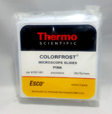Erie Scientific Colorfrost Microscope Slides Pink 7951-001T