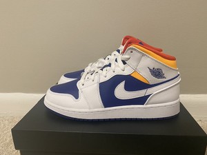air jordan azul e branco