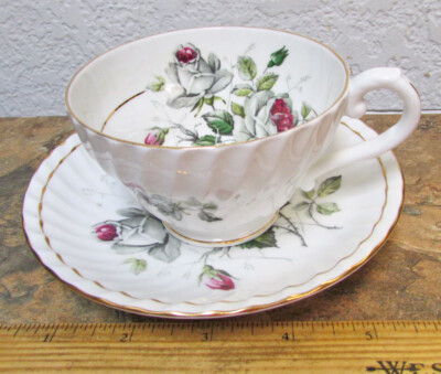 vintage Tea Cup Saucer set Stanley Fine Bone China, made in