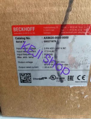1PCS BECKHOFF drive AX8620-0000-0000 New fedex or DHL | eBay