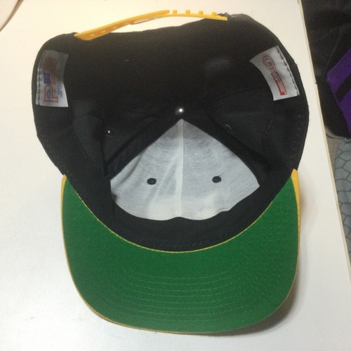 Cappello Berretto Vintage Purdue Boilermakers Snapback Nero Giallo USA - Foto 8 di 13