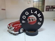 Jaguar Mk 1 2 Classic Car Fog Lamps Metal Lucas Switch Tab Collar Badge Decal