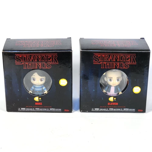 Stranger Things Bundle - Funko 5 Star Mike & Eleven Vinyl Collectable Toys NIB!