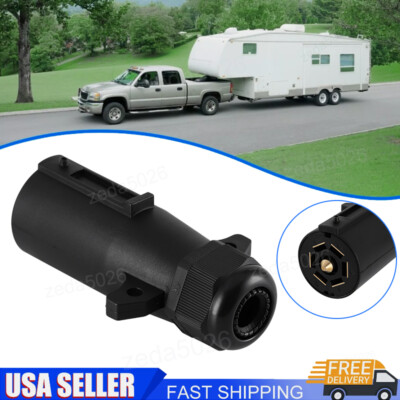 7 Prong Trailer Wiring Harness RV 7 Pin Trailer Plug Splice-in - Foto 8