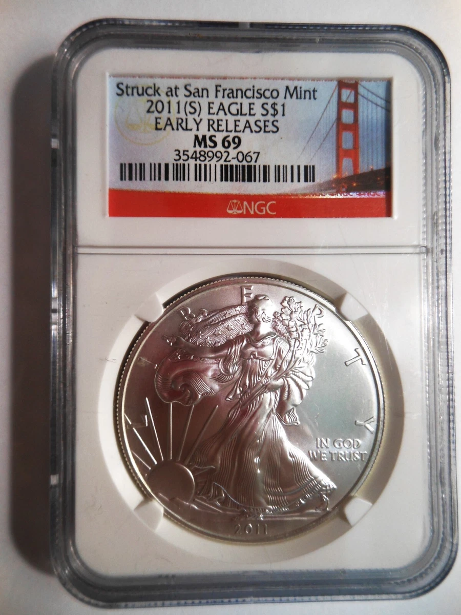 American Eagle MS 69 Graded 2011 Silver Bullion Coins for sale | eBay
