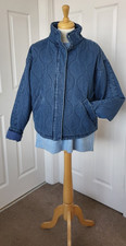 Vila 14097865 Viambella Blue Denim Quilted Jacket, Size 40/UK12 #Cute #Stylish