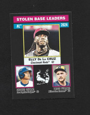2025 Topps Heritage NL Stolen Base Leaders #197 Black Parallel - Limited to 50