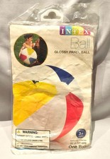 NEW Intex Glossy Panel BALL 2013 Pool Toy 20" Age 3 Years NOS