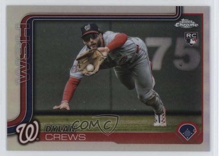 2025 Topps Chrome Update Image Variation SP Dylan Crews #USC190 0rz7