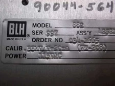 BLH ELECTRONICS 882 STRAIN GAGE TRANSMITTER  UNMP