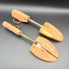 SAS Shoe Care Cedar Shoe Trees Stretchers Adjustable Wood Pair 12.5"