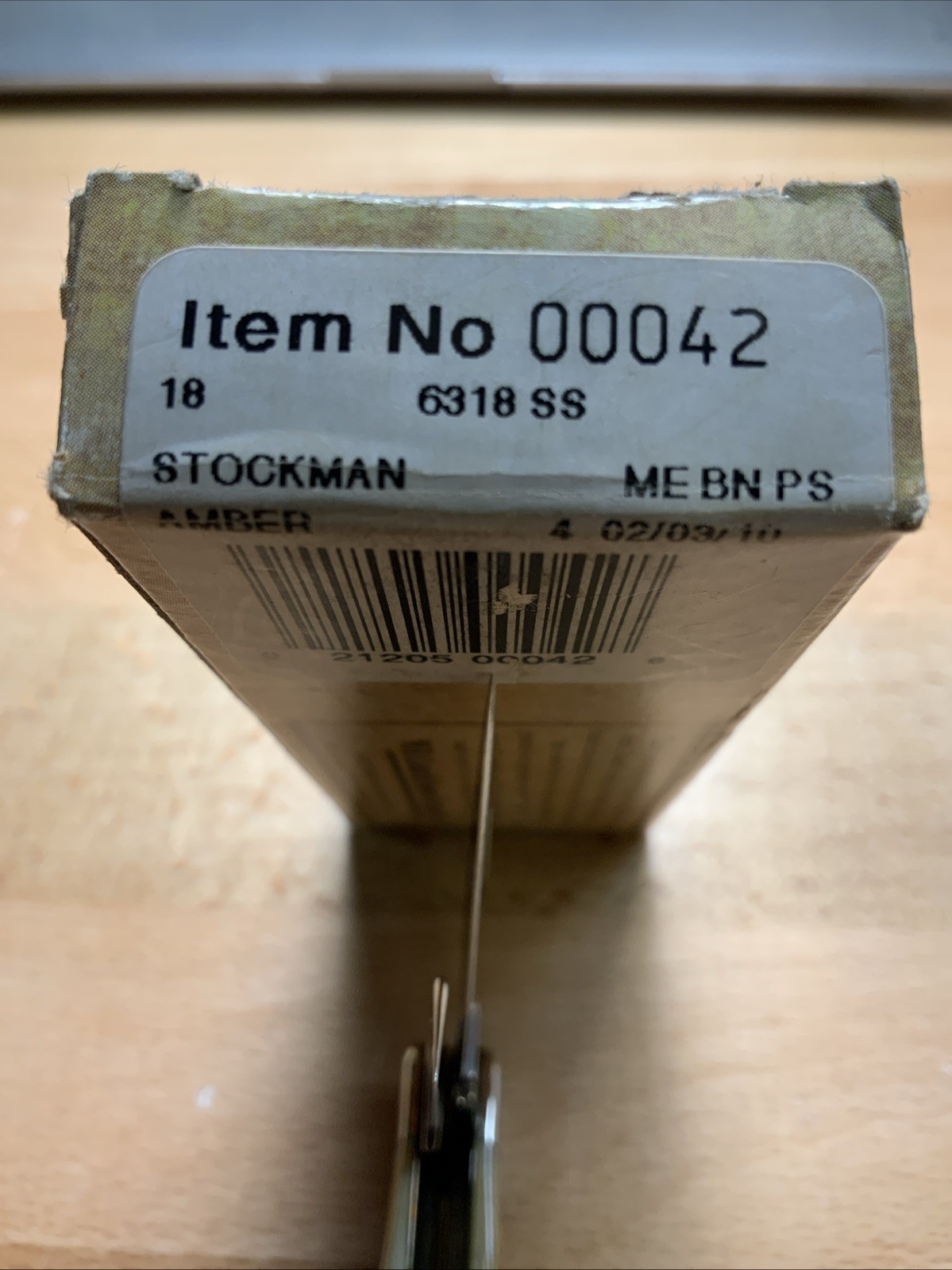 Case XX 2010 6318 SS Medium Stockman  Amber Bone / Original Box & Papers