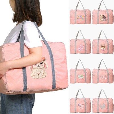 Druck Ostern Tier Kunst faltbare Reisetasche - leichte Handgepäck Tasche