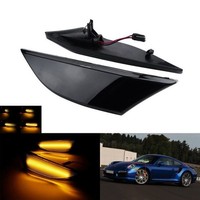 Dynamic LED Schwarz Seitenblinker Markerlicht FüR Porsche 718 Boxster Cayman 982