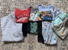Clothing Bundle Girls Size 7/8 Medium Lot Of 12 Shirts/ Pants/ Shorts