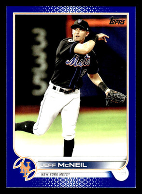 2022 Topps Jeff McNeil Royal Blue #357 - New York Mets