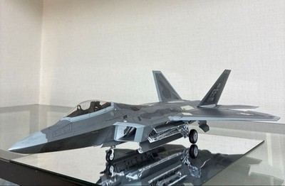 Gebaute & bemalte Hasegawa 1/48 USAF F-22 Raptor The 94th Fighter Squadron