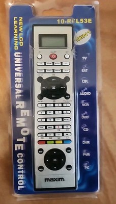 MAXIM 10 IN 1 LCD Display UNIVERSAL TV FERNBEDIENUNG TOP 