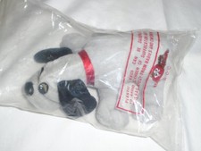Vintage 1986 Tonka Pound Puppies 7  Plush Gray Black Ears - Sealed - NEW.