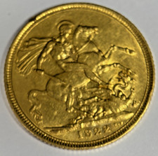 1822 George IV Gold Sovereign 22ct Gold Early Sovereign Rare Date Historic Coin