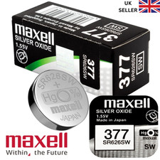 Maxell 377 AG4 SR626SW Silver Oxide Watch Battery Long Lasting 1.55v Japan