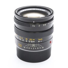 Leica Summilux-M 50mm F/1.4 Black 3rd w/Built-in Hood 11868 133