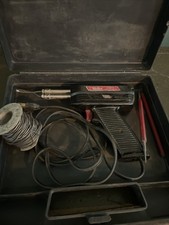 Vintage WELLER Model 8200N Soldering Gun w/ Case , Solder Tool,and Solder