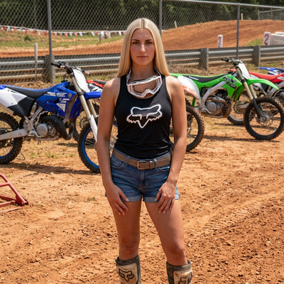 Women's Fox Racing Motocross MX Racerback Tank Top
