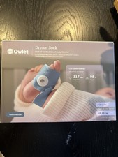 Owlet Dream Sock Bedtime Blue Brand New In Box