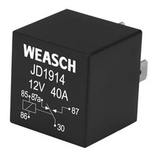 Pack JD1914 Car Relay, 12V 40/30A, 5 Pin SPDT, Automotive Switches and 25