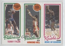 1980 Topps Terry Tyler Armond Hill Micheal Ray Richardson Michael #171-21-82 0w6