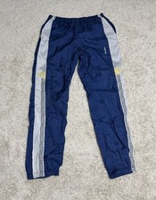 Vintage Umbro Track Pants Blue Parachute Retro 90s Sportswear Mens Size Medium