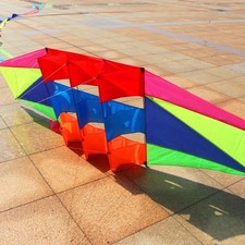 Colorful Kite Giant Easy to Fly Surfing Beach Kite for Girls Boys Children