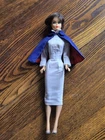 Vintage 1961 Barbie REGISTERED NURSE Outfit #991 white DRESS blue CAPE