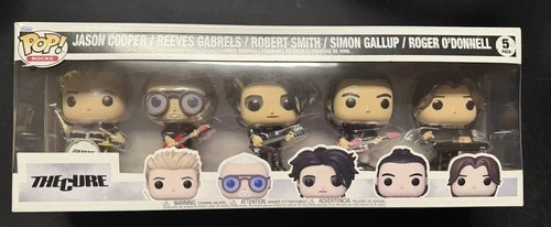 Funko Pop Rocks The Cure 5 Pack Set Jason Cooper Reeves Gabrels Robert Smith NIB