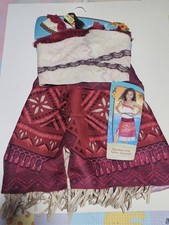 Disney Moana 2 Adventure Outfit Costume Girls Size 4-6X JAKKS 2024 NWT