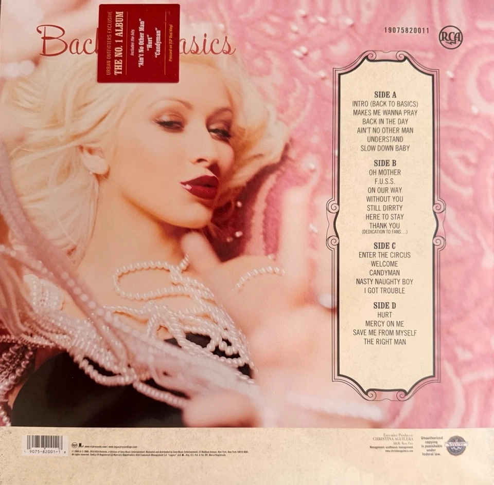 Back To Basics- Christina Aguilera is the Red double Album in exelent condition  Foto 2 de 4