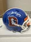 TALANOA HUFANGA SIGNED DENVER BRONCOS mini helmet PRICE DROPPED DUE TO SIGNATURE