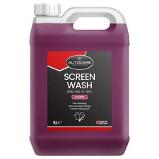 AUTOCARE Screen Wash -10C Cherry Scented 5L Fresh Streak Free Bugs Tar Remover 2.16 per litre