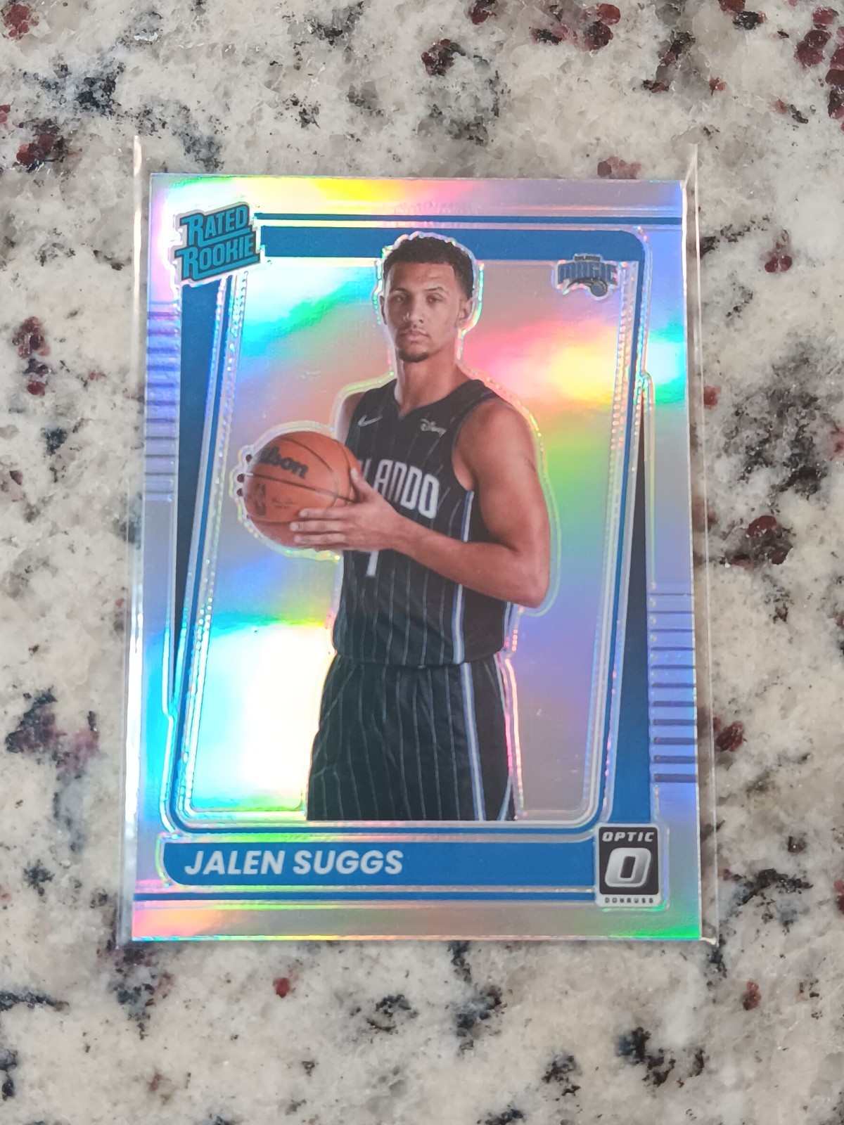 2021-22 Panini Donruss Optic - Rated Rookie Jalen Suggs silver prizm #179 (RC)