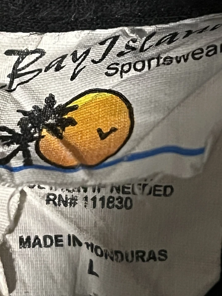 Camisa negra vintage Bay Island Suicide Silence puntada única Foto 2 de 3