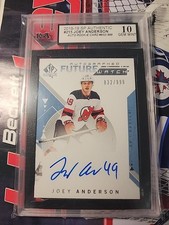 2018-19 SP Authentic #215 Joey Anderson 832/999 FWA KSA 10 GEM