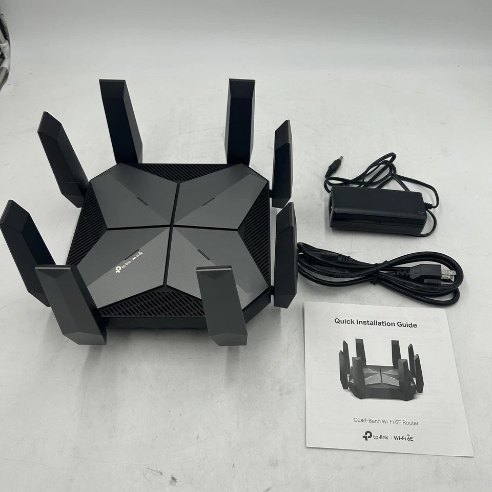 TP-Link AXE16000 Quad-Band WiFi 6E Router (Archer AXE300) - Dual 10Gb Ports - Image 4 of 4
