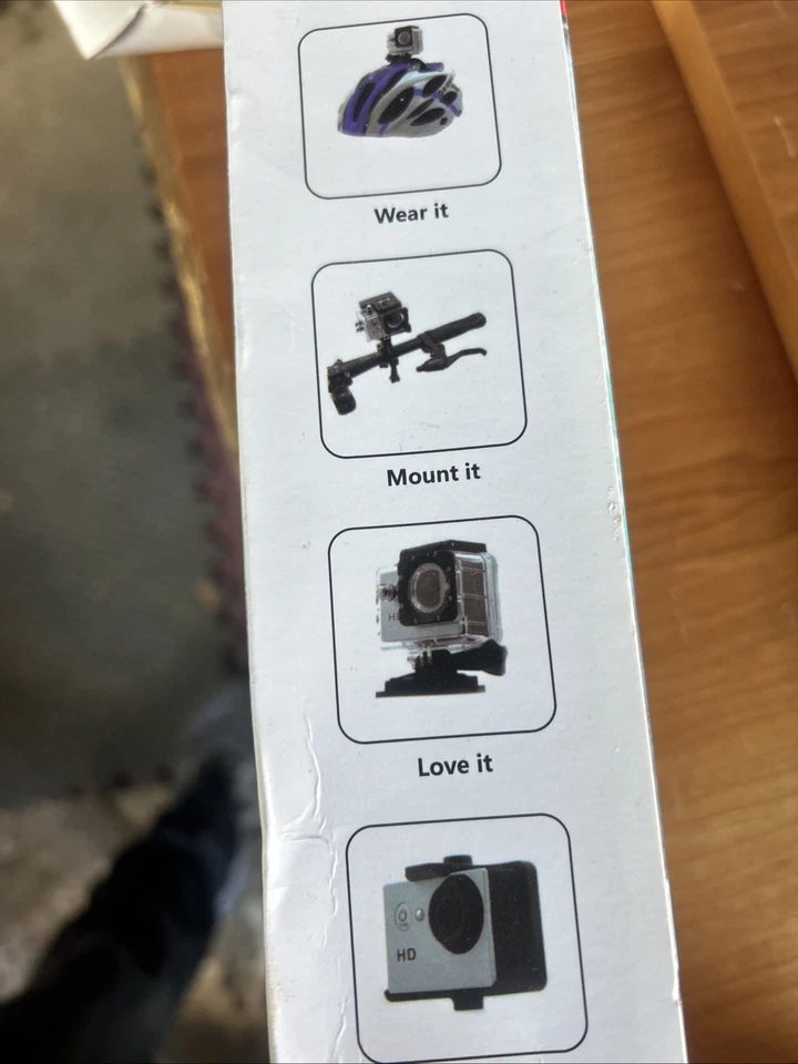 1080P HD Action Camera 30M Waterproof Camcorders Sport DVR. - Image 3 of 4