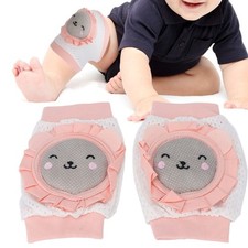 2Pcs Baby Knee Pads Good Protection Breathable Thickened Elastic Closing