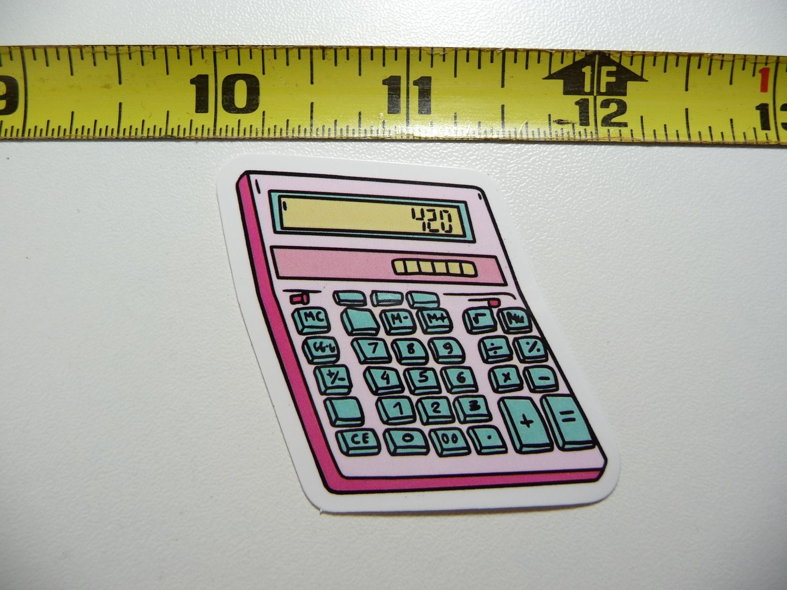Math Calculator 420 Decal Sticker for Teachers and Students School College Classroom