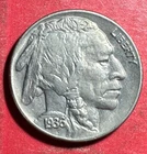 1936 US Buffalo Nickel! "Philadelphia" Mint! Choice AU! SHARP! Old US Coin!