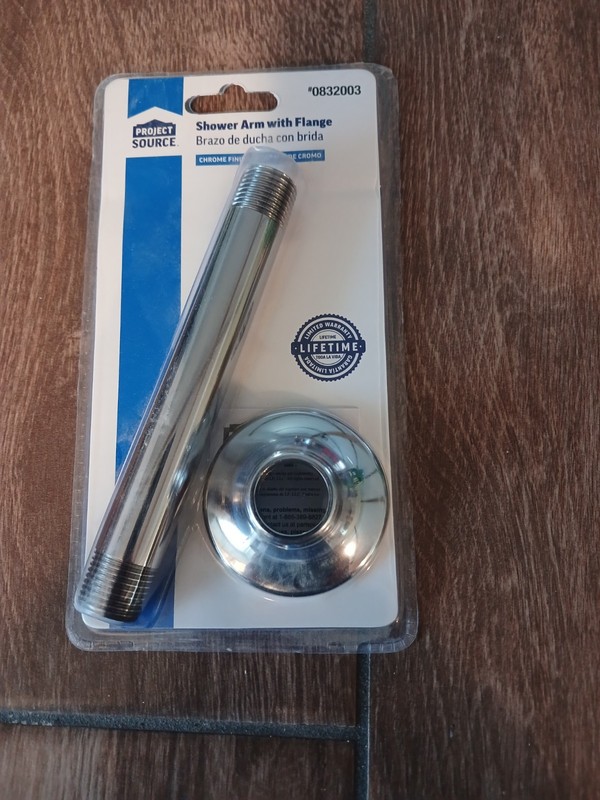 Project Source Shower Arm And Flange, New