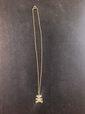 Necklace Kids Green Dot Teddy Bear 14 Inches Necklace